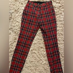 Red Checkered Trousers
